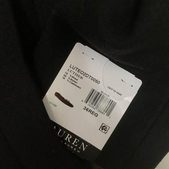 Ralph Lauren black coat - Picture 2 of 3